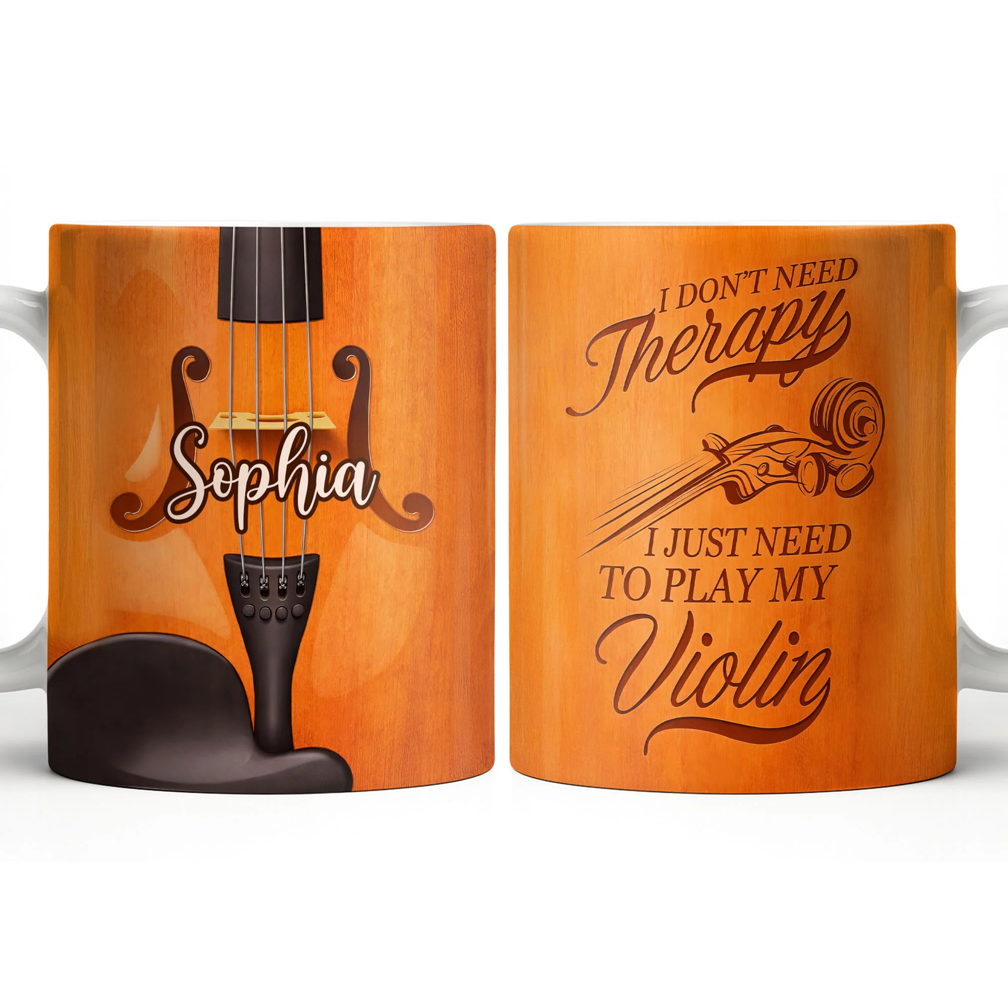A Beautiful Melody Violin Instrument For Music Lovers - Personalized Custom Coffee Mug - MUSIC020_MG - Image 16