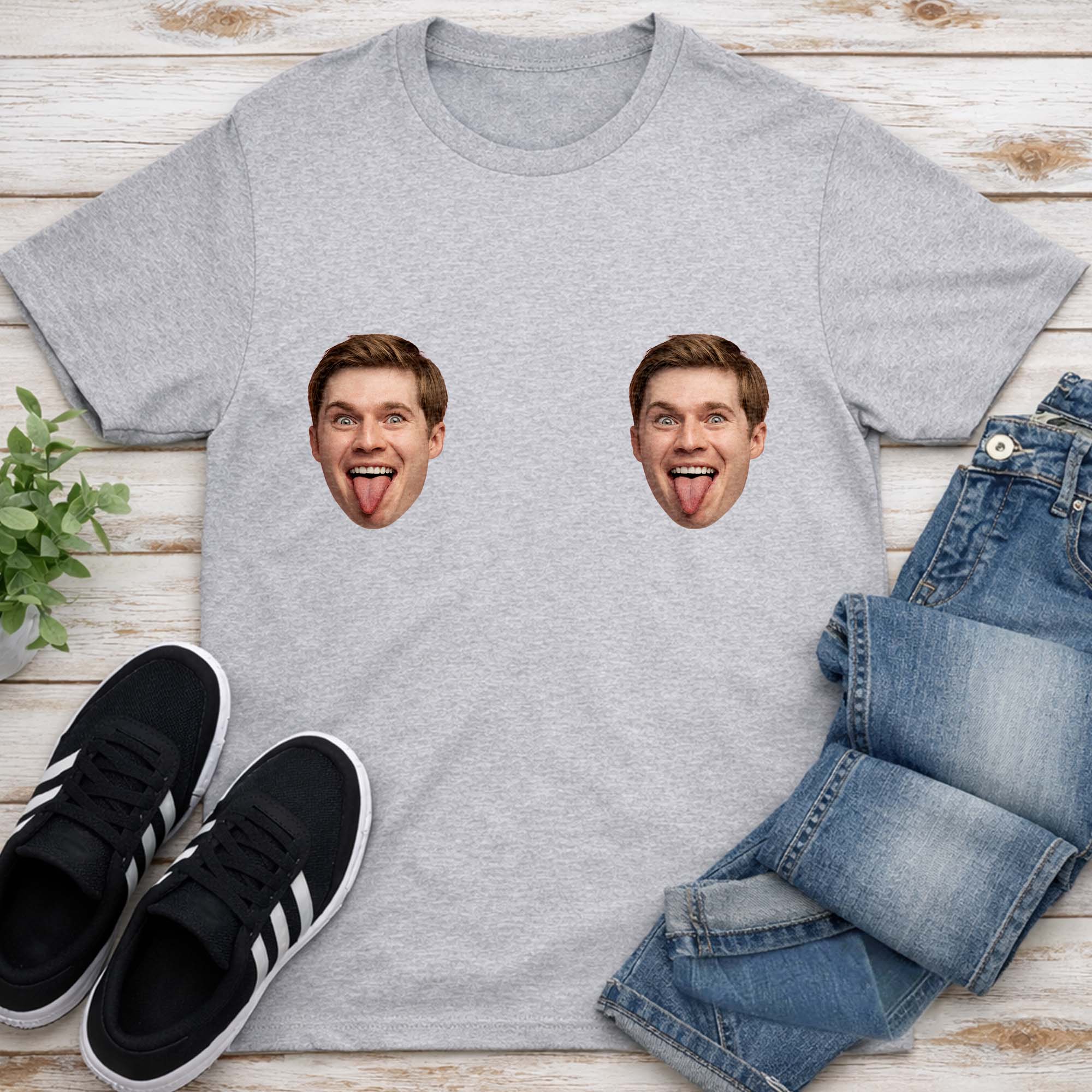 Always Carry Your Favorite Person Custom Face Photo Funny Shirt - Personalized Custom Unisex T-shirt, Hoodie - CPL1410_WBAS - Image 13