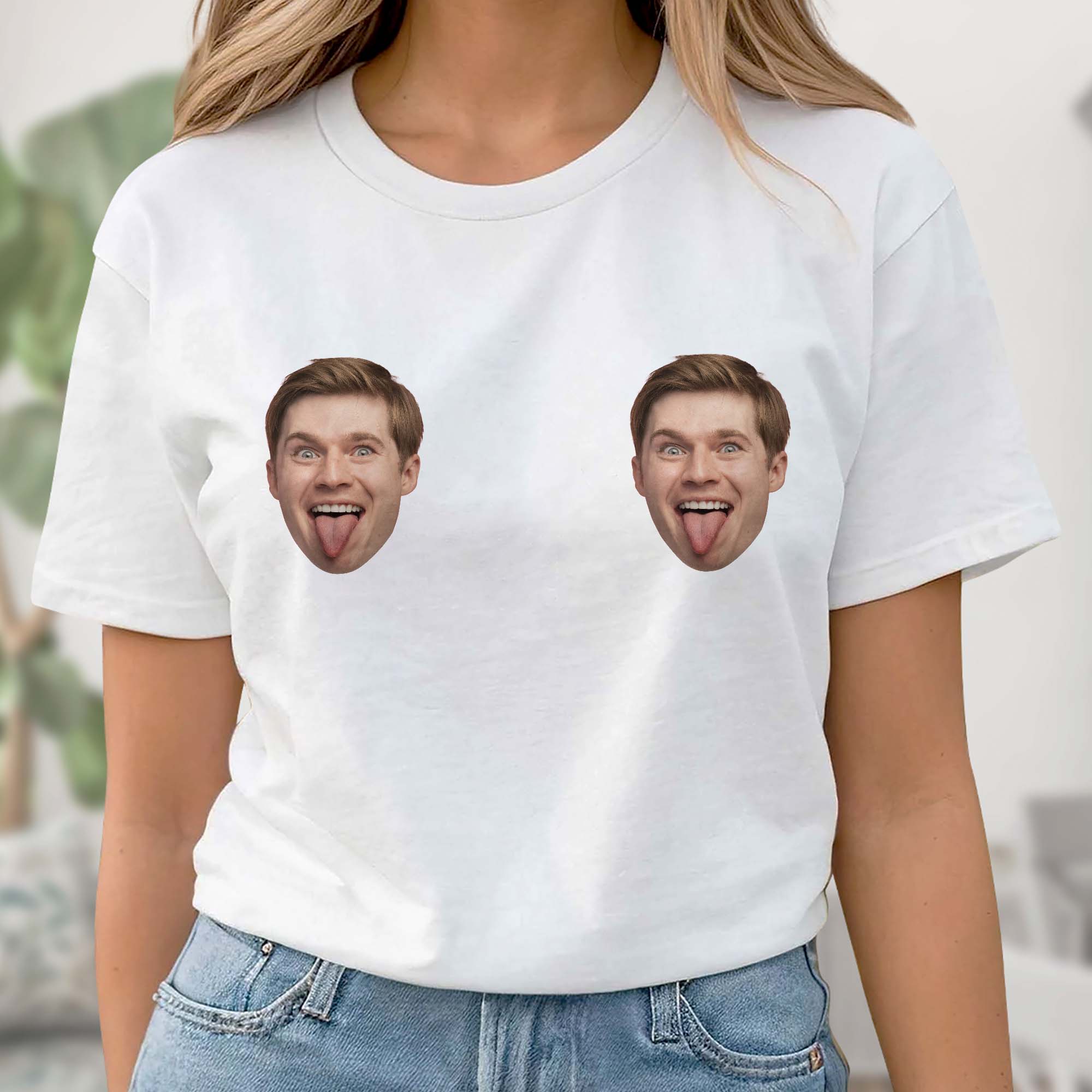 Always Carry Your Favorite Person Custom Face Photo Funny Shirt - Personalized Custom Unisex T-shirt, Hoodie - CPL1410_WBAS - Image 5
