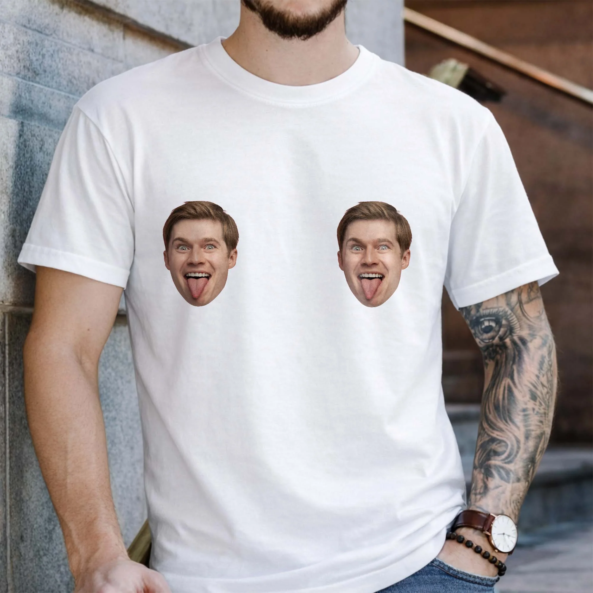 Always Carry Your Favorite Person Custom Face Photo Funny Shirt - Personalized Custom Unisex T-shirt, Hoodie - CPL1410_WBAS - Image 7