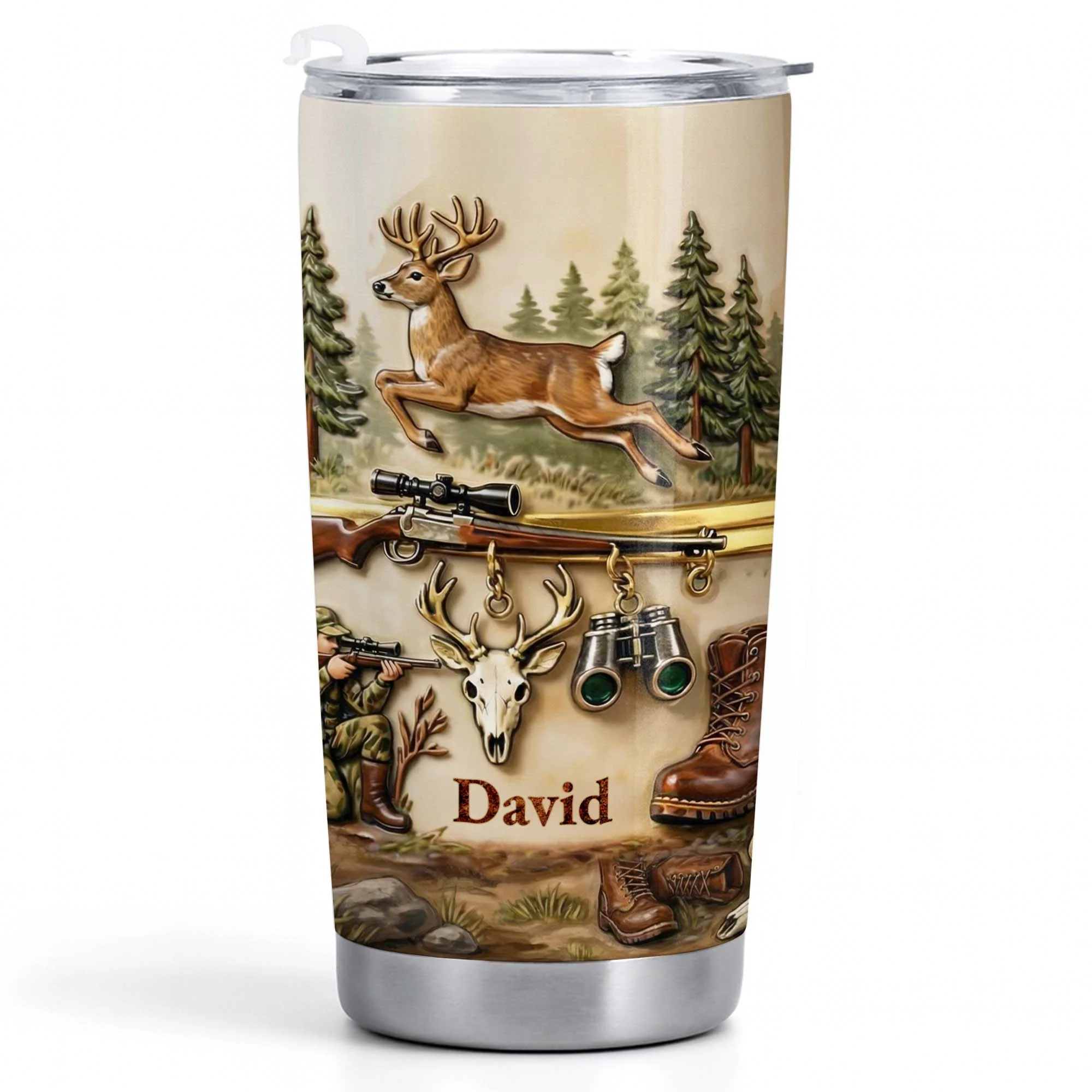 Hunting Is Not Just A Sport With Deer And Rifle Gear - Personalized Custom Stainless Steel Tumbler 20oz 30oz - HTG006_TB - Image 11