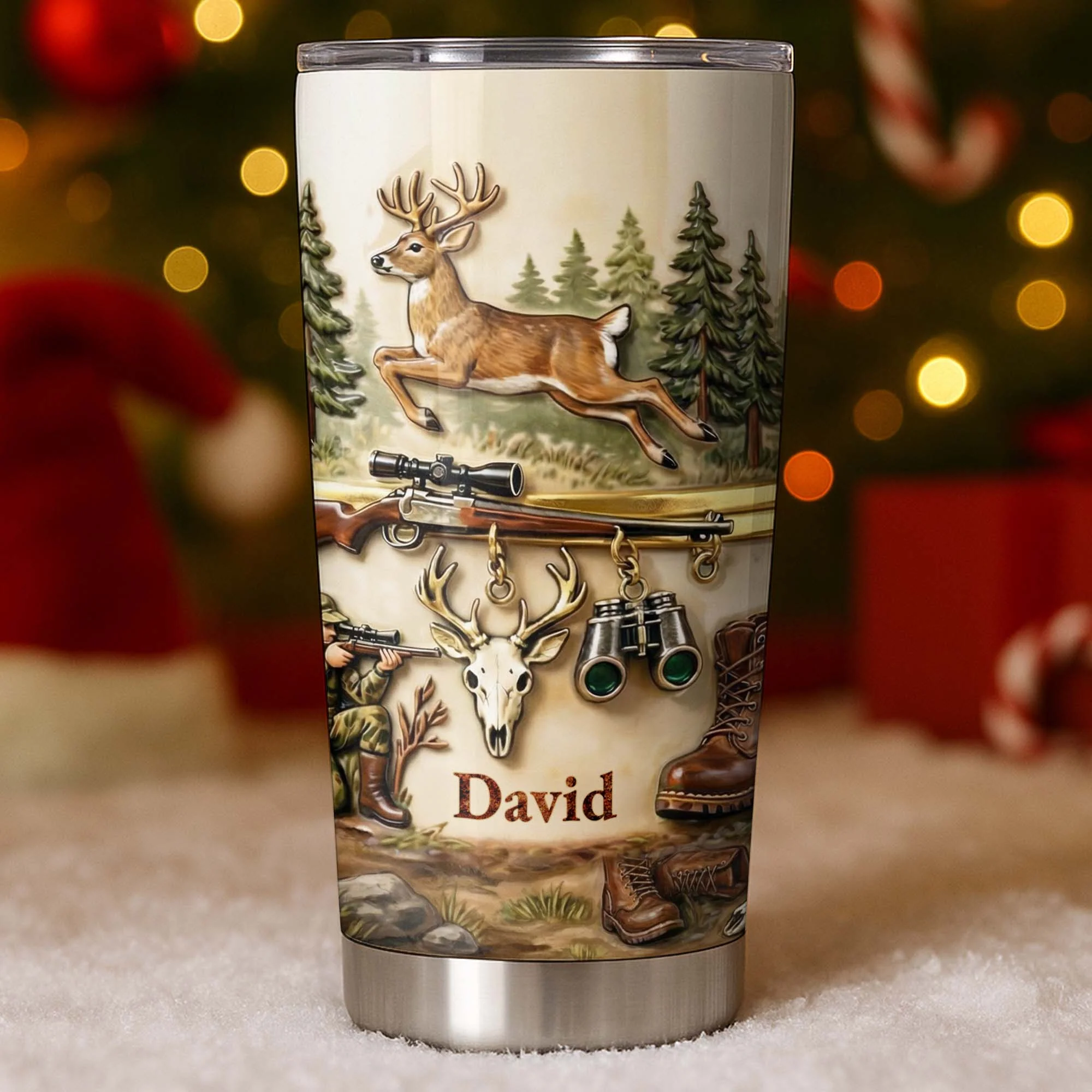 Hunting Is Not Just A Sport With Deer And Rifle Gear - Personalized Custom Stainless Steel Tumbler 20oz 30oz - HTG006_TB - Image 4