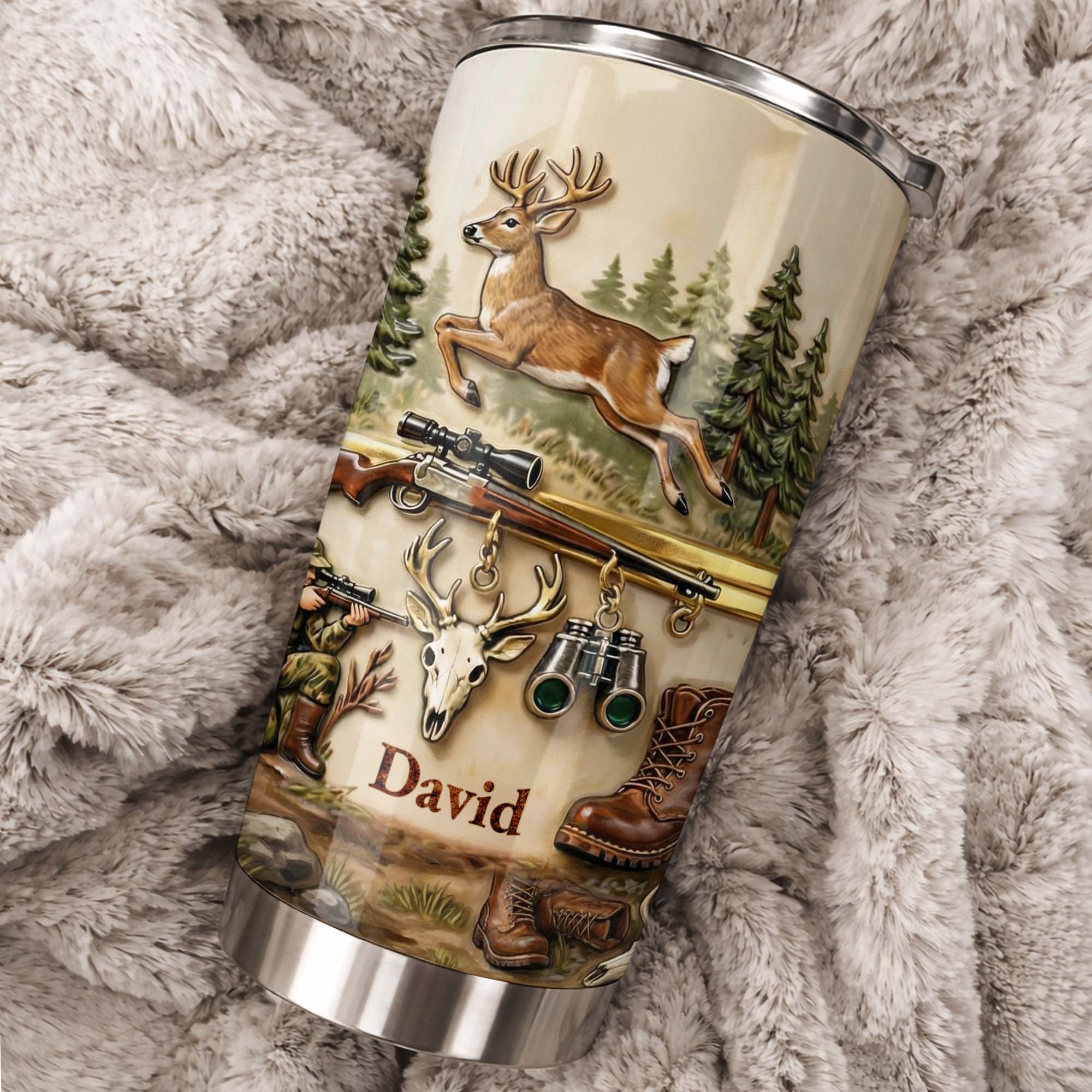 Hunting Is Not Just A Sport With Deer And Rifle Gear - Personalized Custom Stainless Steel Tumbler 20oz 30oz - HTG006_TB - Image 5