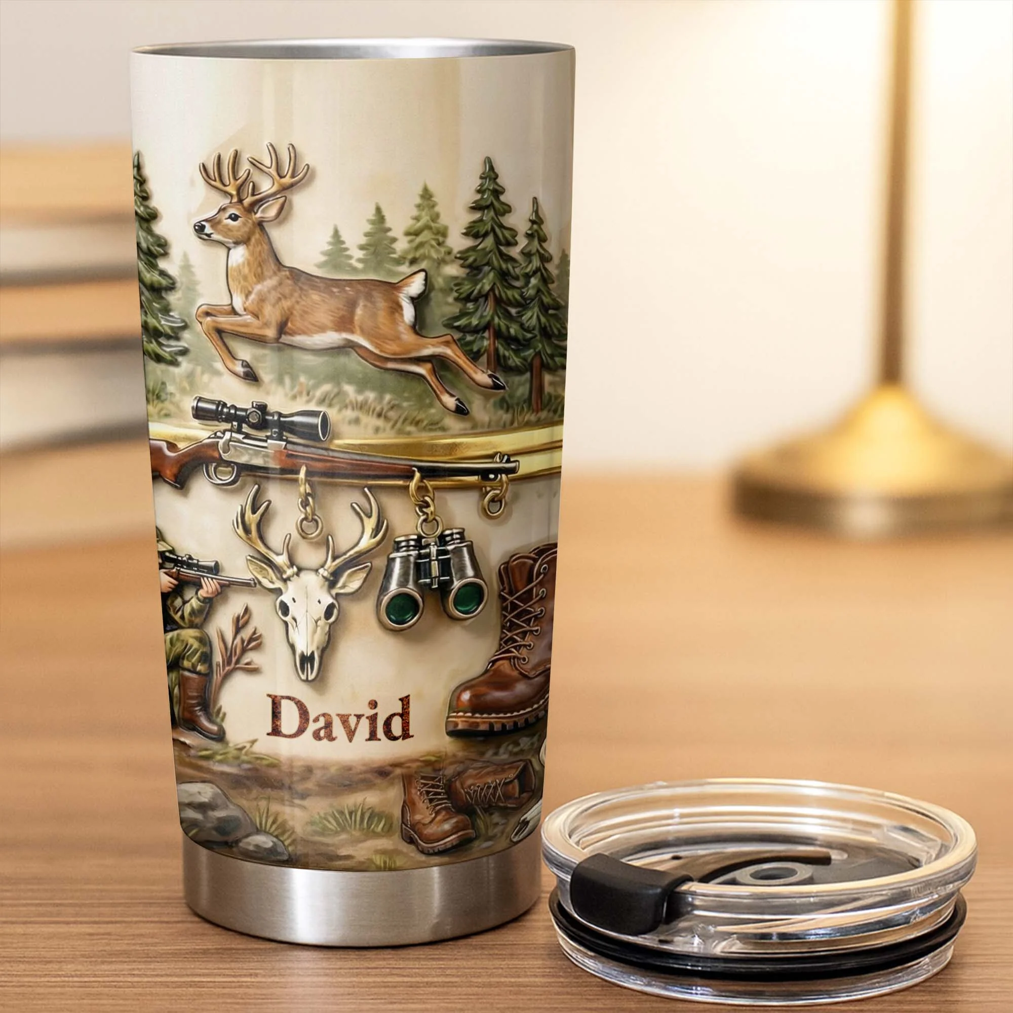 Hunting Is Not Just A Sport With Deer And Rifle Gear - Personalized Custom Stainless Steel Tumbler 20oz 30oz - HTG006_TB - Image 8