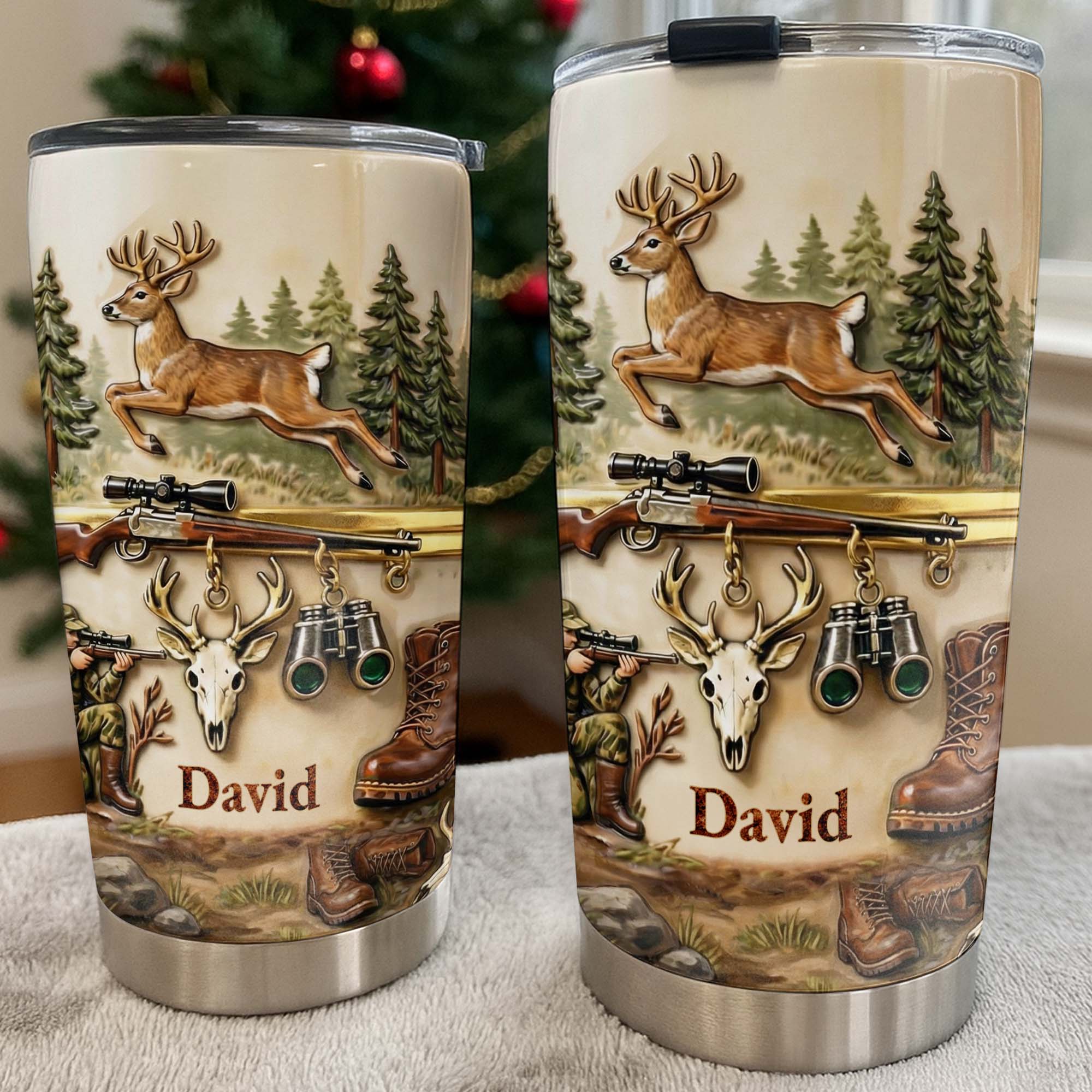 Hunting Is Not Just A Sport With Deer And Rifle Gear - Personalized Custom Stainless Steel Tumbler 20oz 30oz - HTG006_TB - Image 9