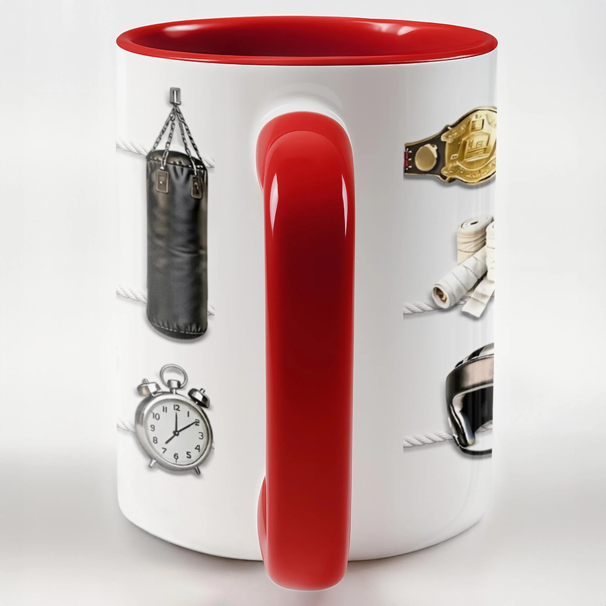 Keep Fighting For Your Dreams Boxing Gloves And Championship Belt - Personalized Custom Accent Mug - HOB104_AMUG - Image 11