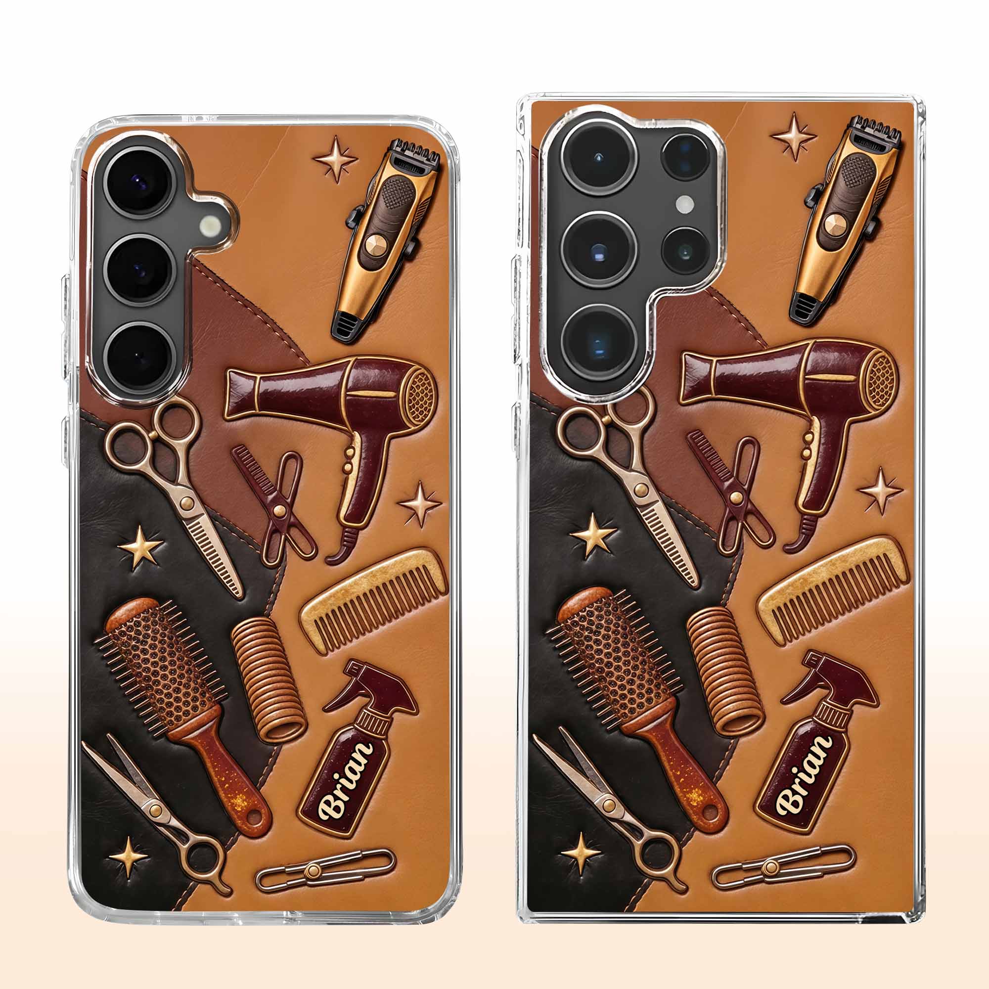 Master Of The Craft Barber Tools And Scissors Design - Personalized Clear Phone Case - HAIR013_PHC - Image 10