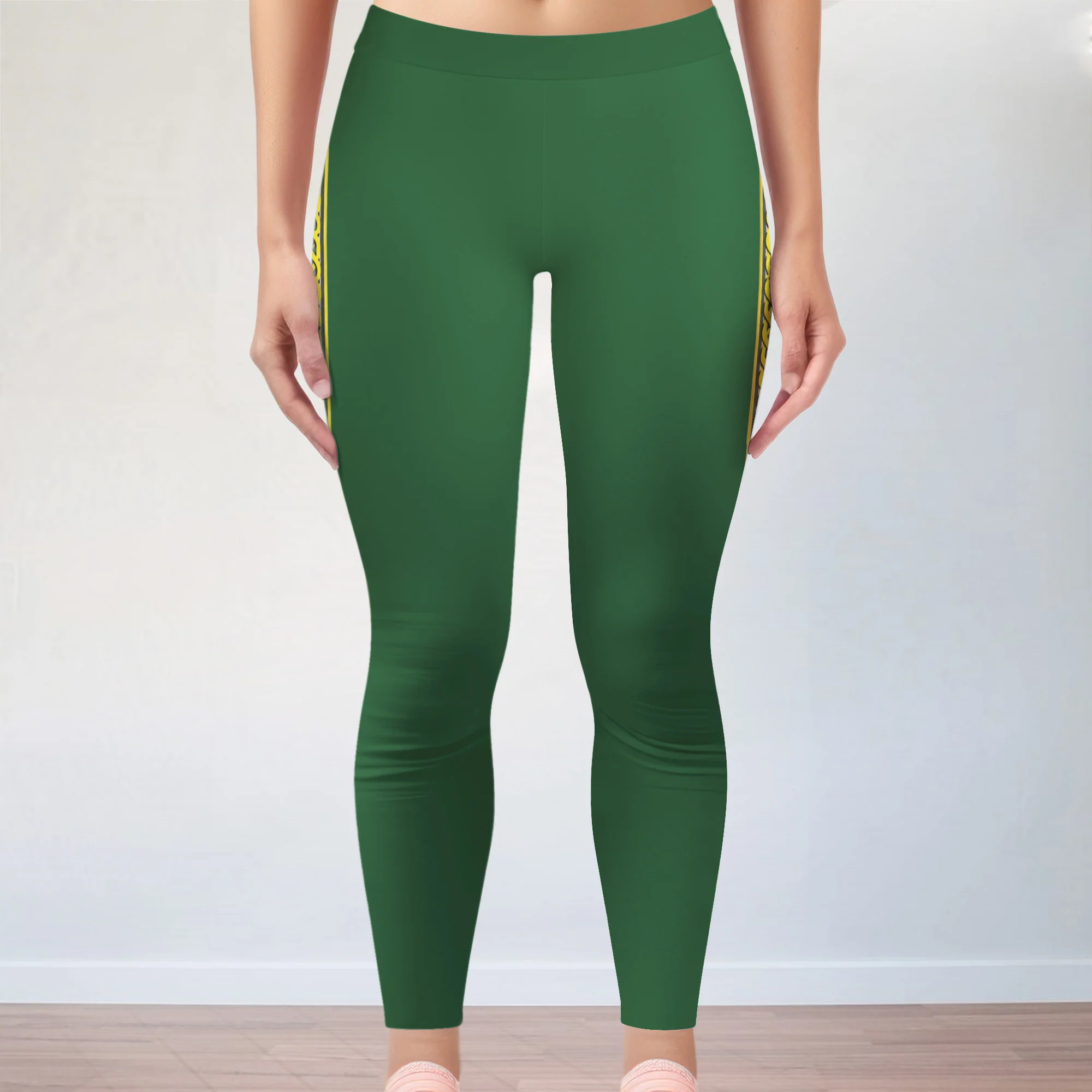Owns My Heart And My Lucky Charm Four Leaf Clover - Personalized Women Leggings - HER006_WLEG - Image 12