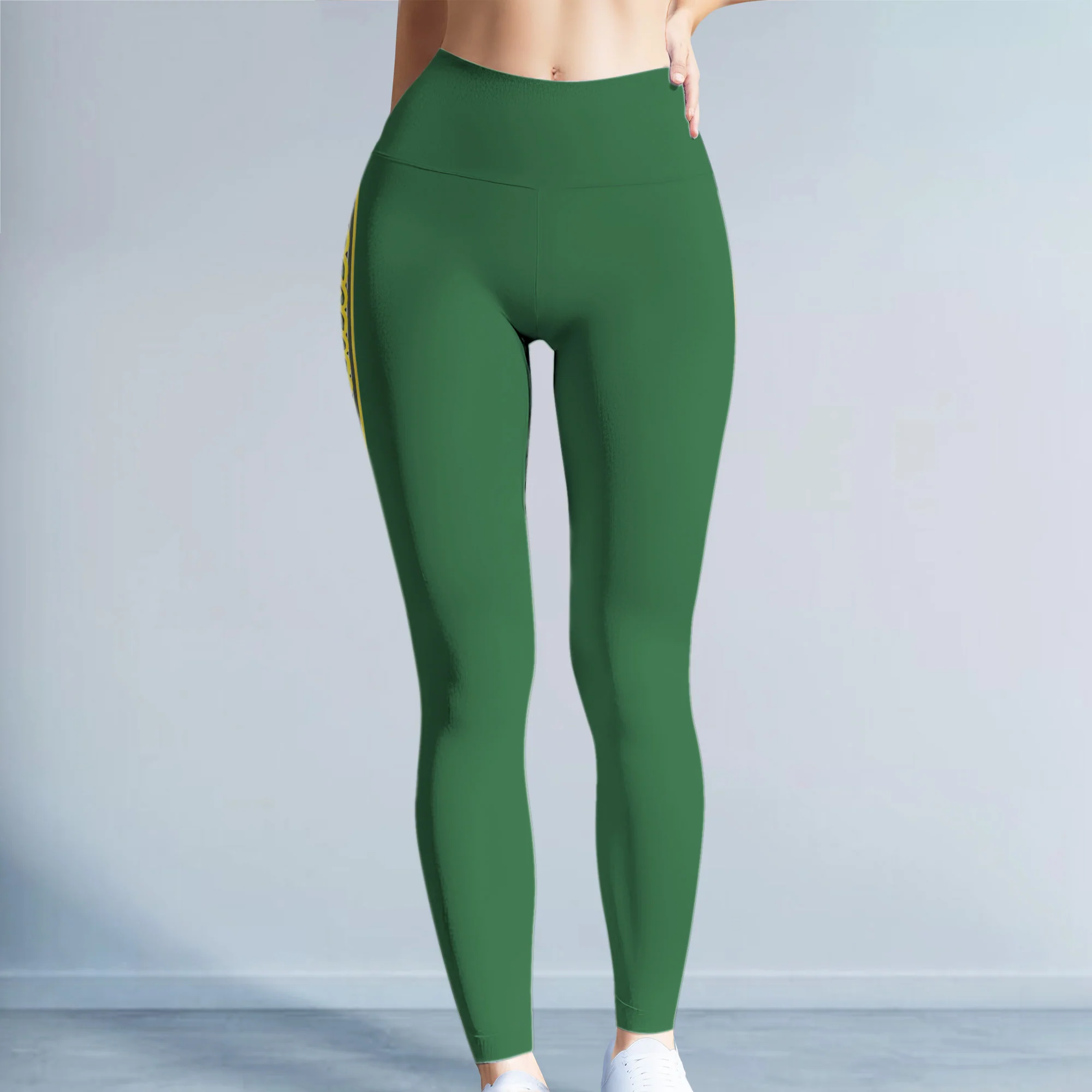 Owns My Heart And My Lucky Charm Four Leaf Clover - Personalized Women Leggings - HER006_WLEG - Image 13
