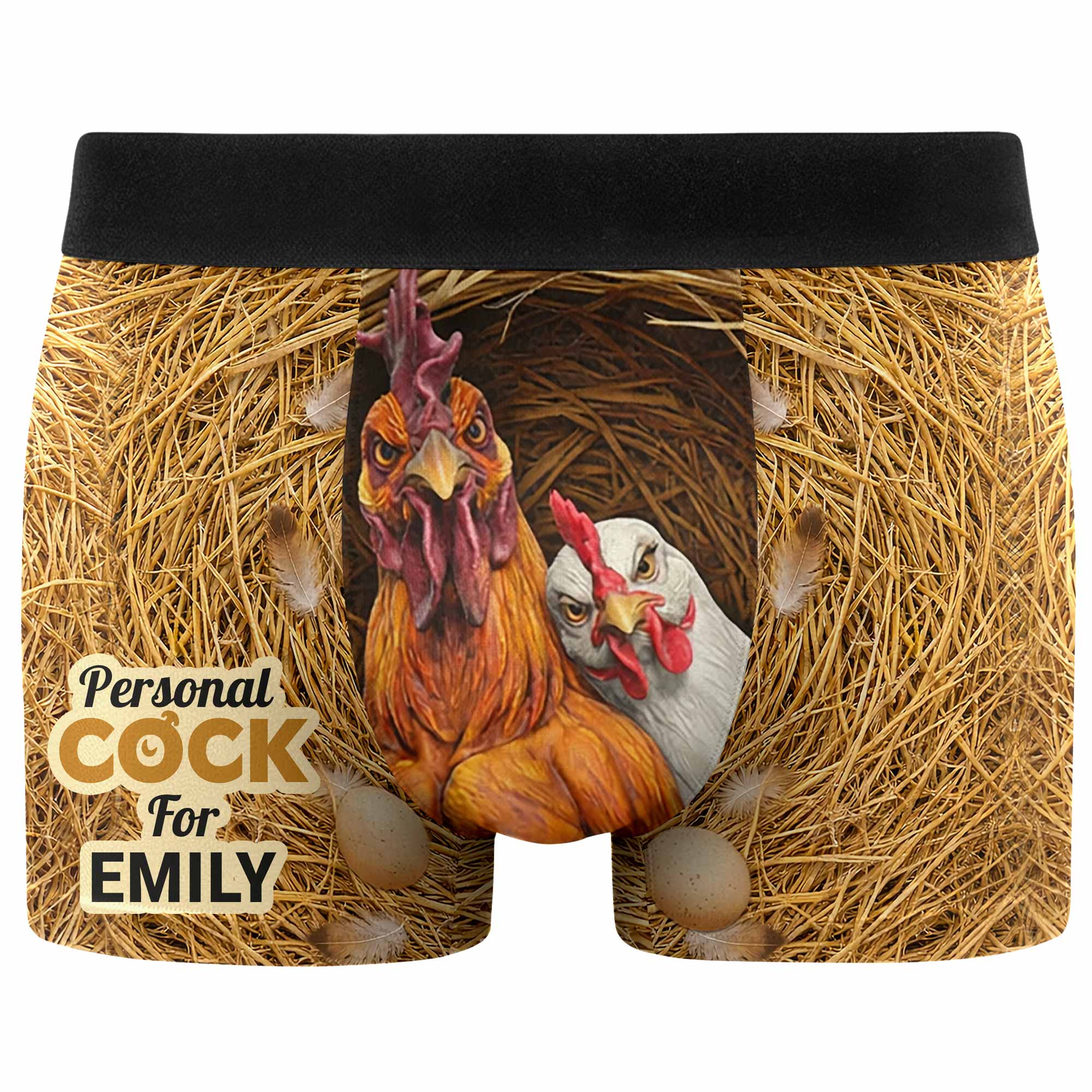 Personal Cock For Personalized Rooster Nest And Eggs - Personalized Men's Boxer Briefs - HSB084_MENB - Image 10