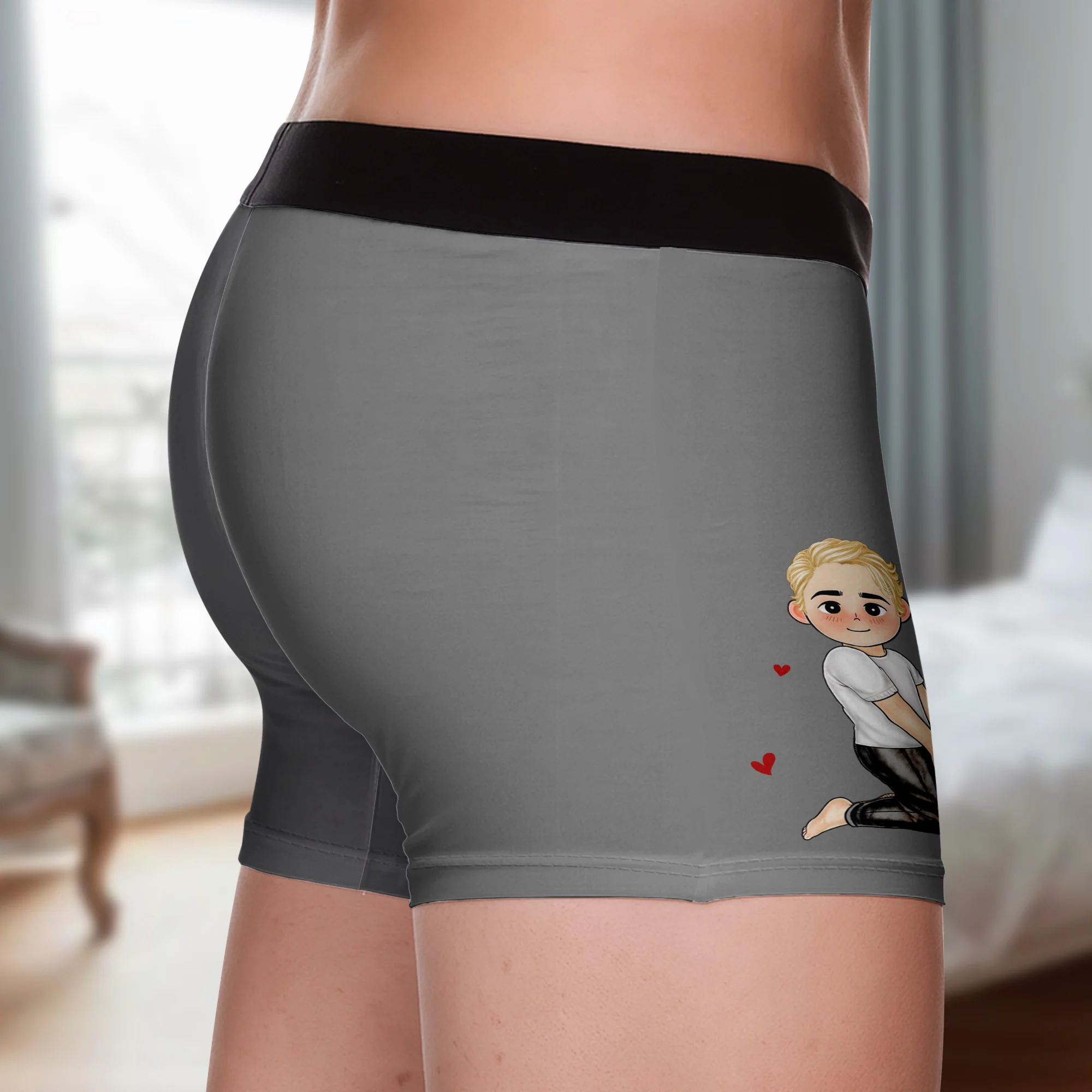 To Do List Me Rest Repeat Funny Couple Hearts - Personalized Men's Boxer Briefs - CPL1369_MENB - Image 5