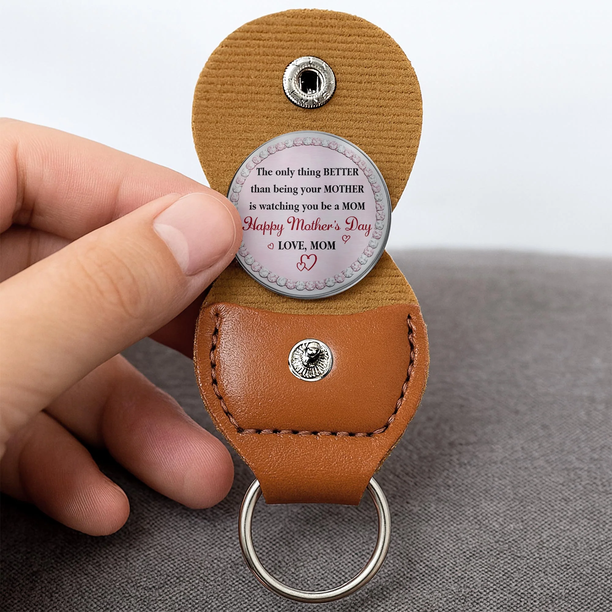 To My Daughter The Only Thing Better Than Being Your Mother Flower Pocket Hug - Personalized Custom Pocket Hug - MOM167_HTOK - Image 9