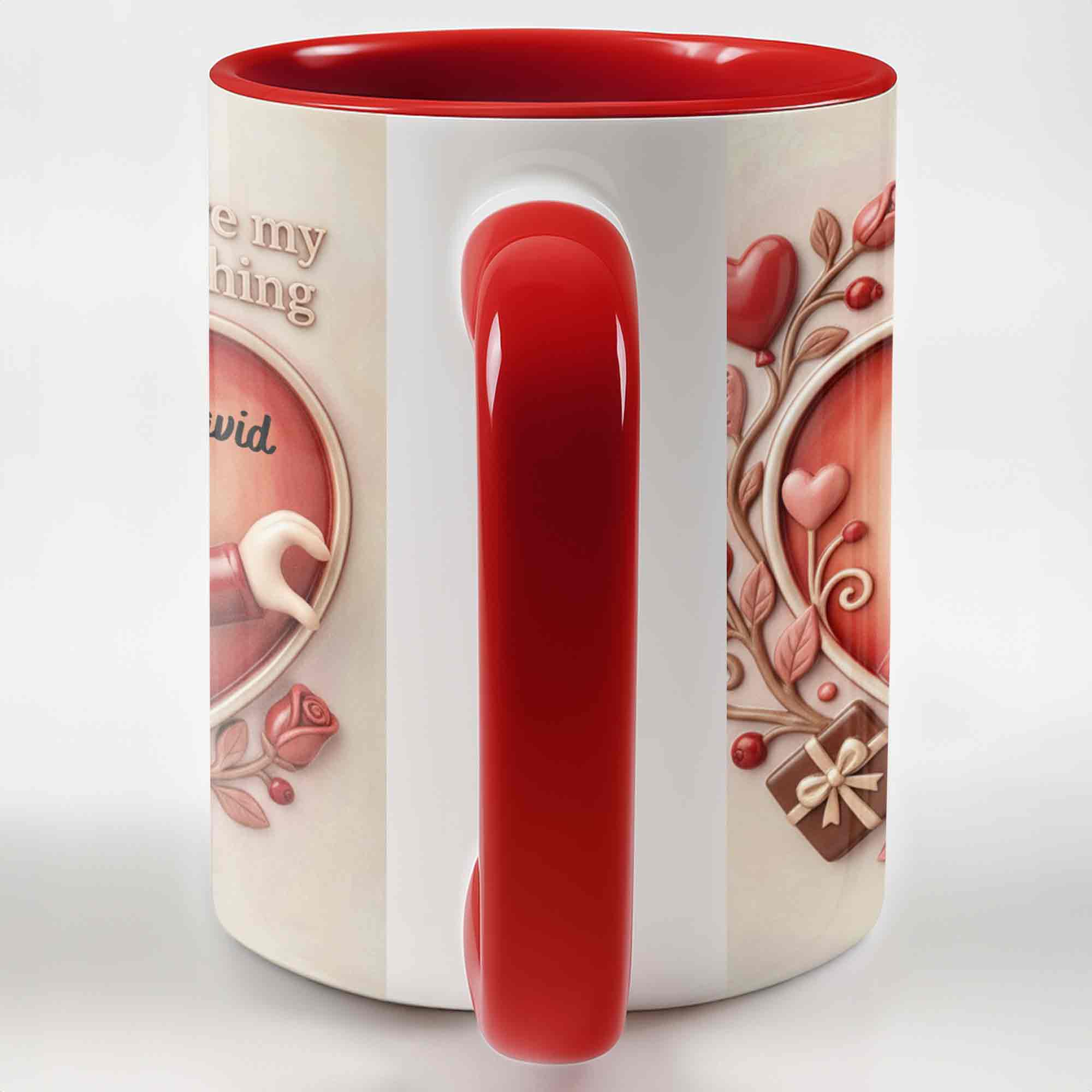 You Are My Everything Romantic Gnome With Hearts And Roses - Personalized Custom Accent Mug - CPL1402_AMUG - Image 11